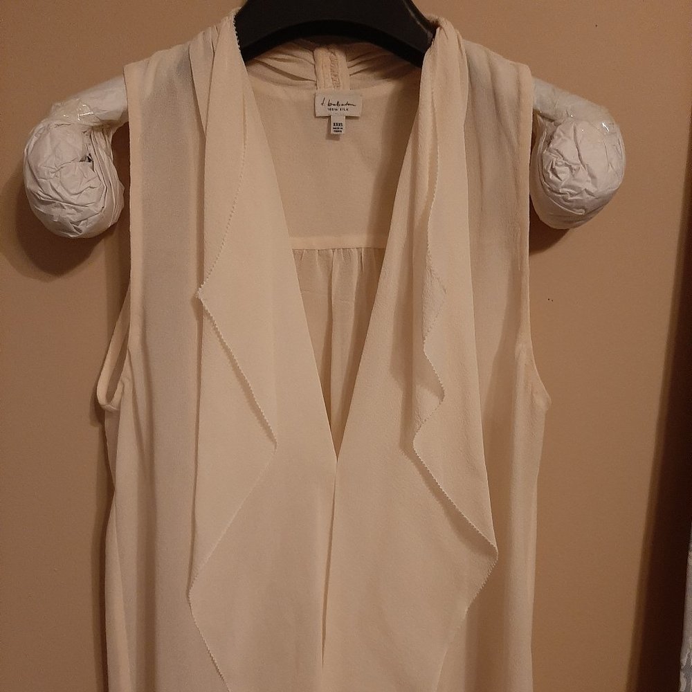 aritzia ainsley silk blouse, xxs